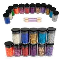 Glitter Encapsulado Flocado Unha 12 Cores Encapsulamento - 3