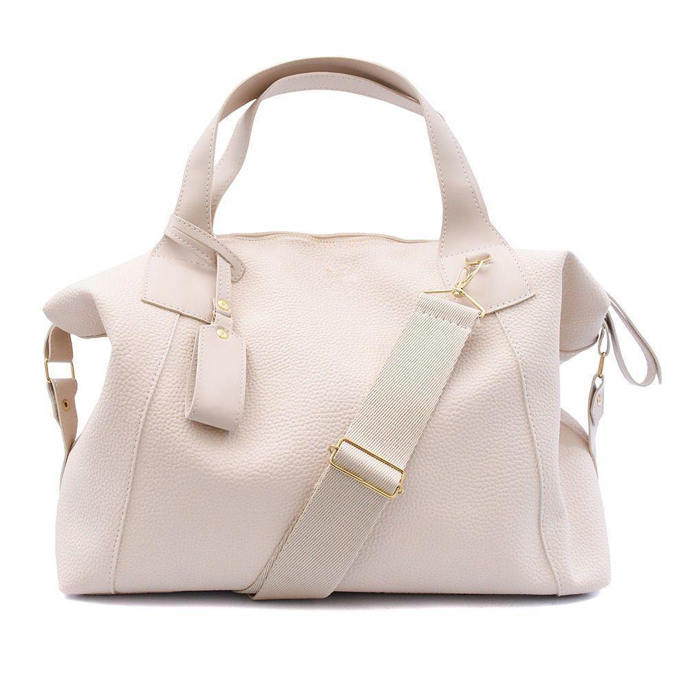 Bolsa Sacola Casual Feminino Com Alça Transversal Zíper Interno E Externo - 1