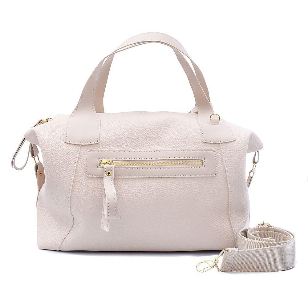 Bolsa Sacola Casual Feminino Com Alça Transversal Zíper Interno E Externo - 3