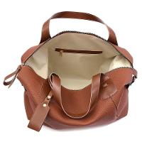 Bolsa Sacola Casual Feminino Com Alça Transversal Zíper Interno E Externo - 2