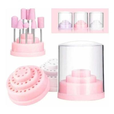 Expositor Porta Brocas Cerâmica Diamantadas Unhas De Gel