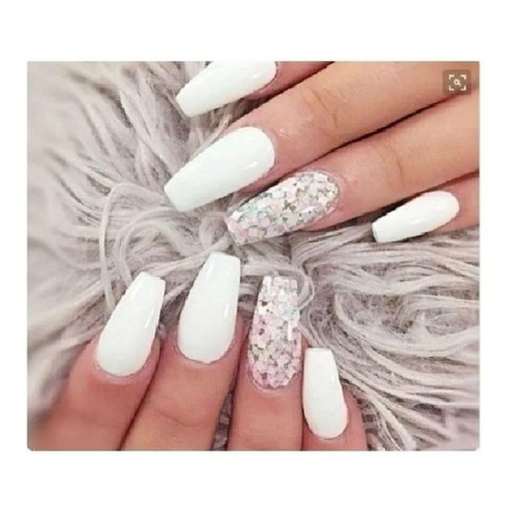 100 Bailarinas Unhas Postiças Cola E Alicate Cortador Tips - 2