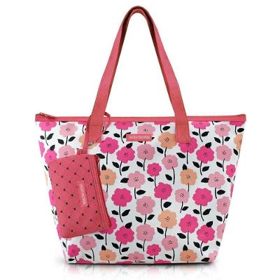 Bolsa Com Niqueleira Pink Lover Jacki Design Terracota