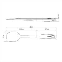 Espátula Verano Em Silicone Para Brigadeiro Com Cabo De Polipropileno Vermelho - Tramontina - 2