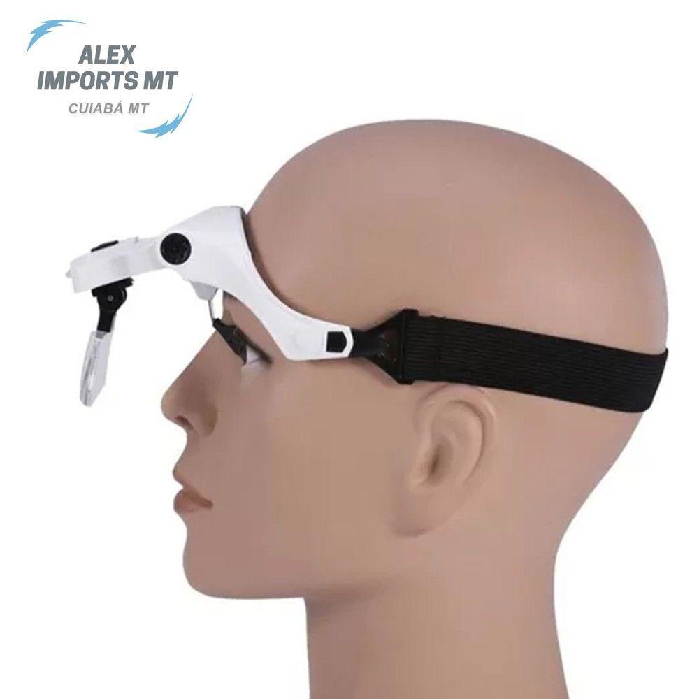 Oculos Lupa De Cabeça 5 Lentes Estética Cílios Sobrancelha - 2