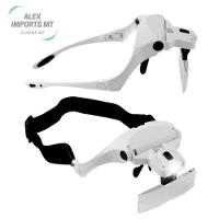 Oculos Lupa De Cabeça 5 Lentes Estética Cílios Sobrancelha - 3