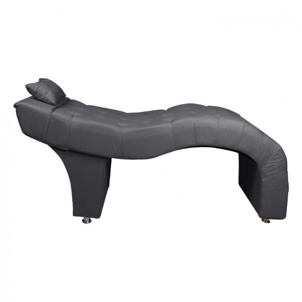 Maca Estofada Para Clínica De Estética Facial Com Capitonê Andressa Suede Cinza Speciale Home Cinza - 6