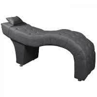 Maca Estofada Para Clínica De Estética Facial Com Capitonê Andressa Suede Cinza Speciale Home Cinza - 5