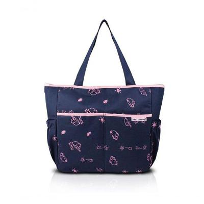 Bolsa De Bebê Estampada Mama & Me Jacki Design Azul/pink