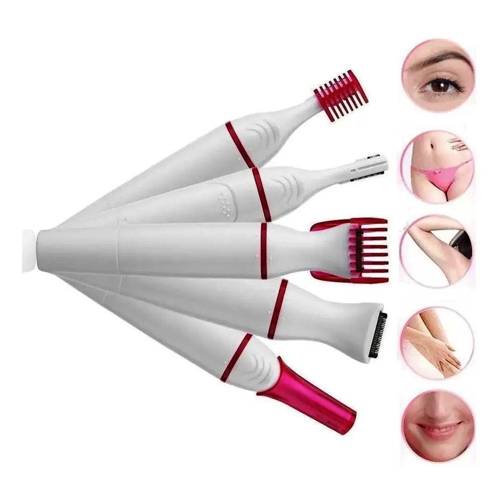 Depilador Elétrico Profissional Portátil 5 Em 1 - 4