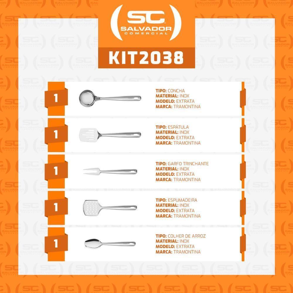 Conjunto De 1 Panela Solar 16cm 1,4l Com 12 Talheres Laguna E 5 Utensílios Em Inox Extrata Tramontina - 8