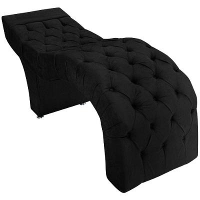 Maca Estética Facial Capitonê Cílios Salão P02 Suede - Amarena Móveis Cor Preto