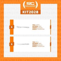 Conjunto De 12 Talheres De Mesa Laguna E 5 Utensílios Em Inox Extrata Tramontina - 9
