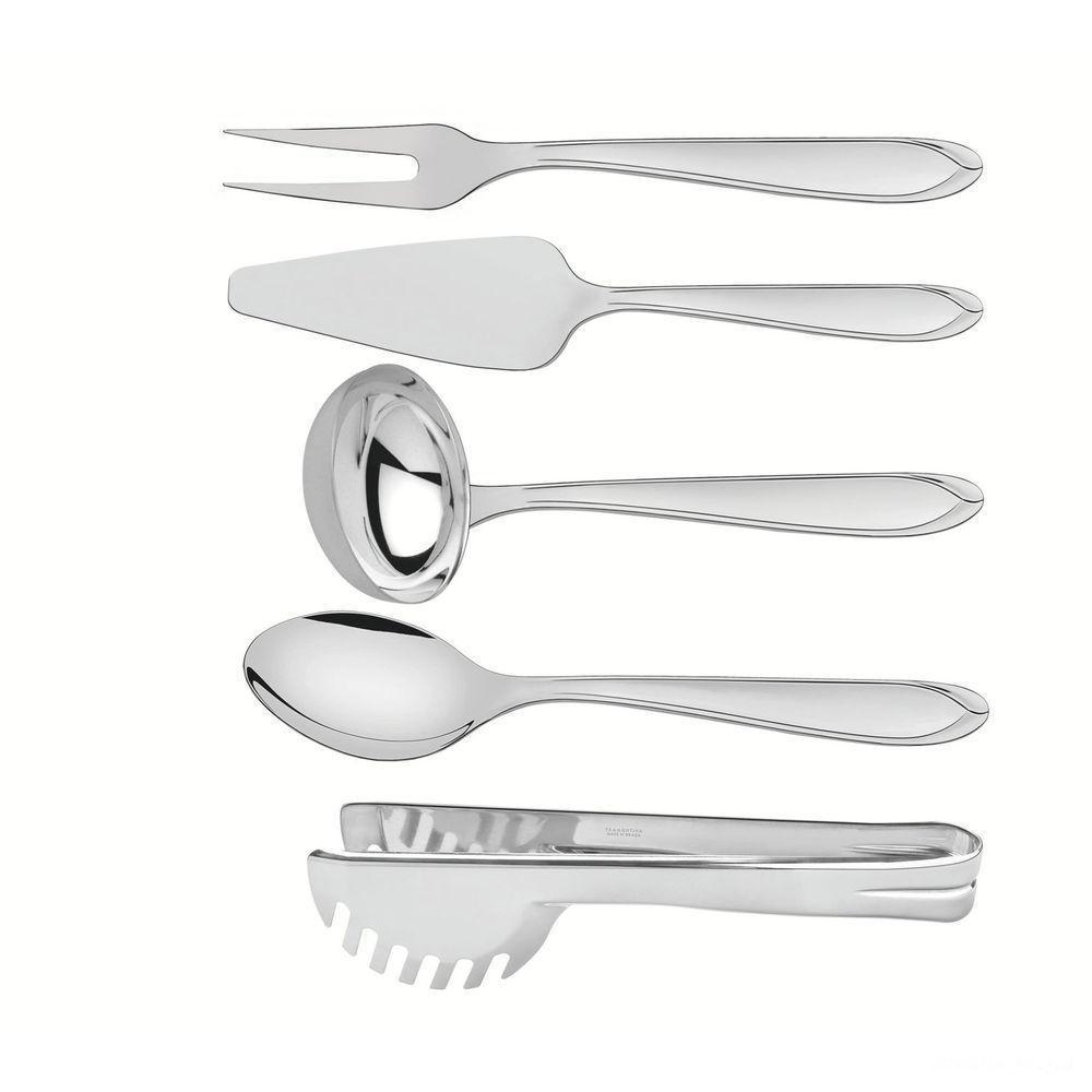 Jogo De Utensílios Tramontina Laguna Em Aço Inox Acabamento Brilho 5 Peças Tramontina - 1