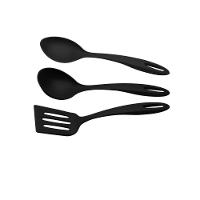 Jogo De Utensílios Tramontina Ability Nylon Preto 03pçs - 1