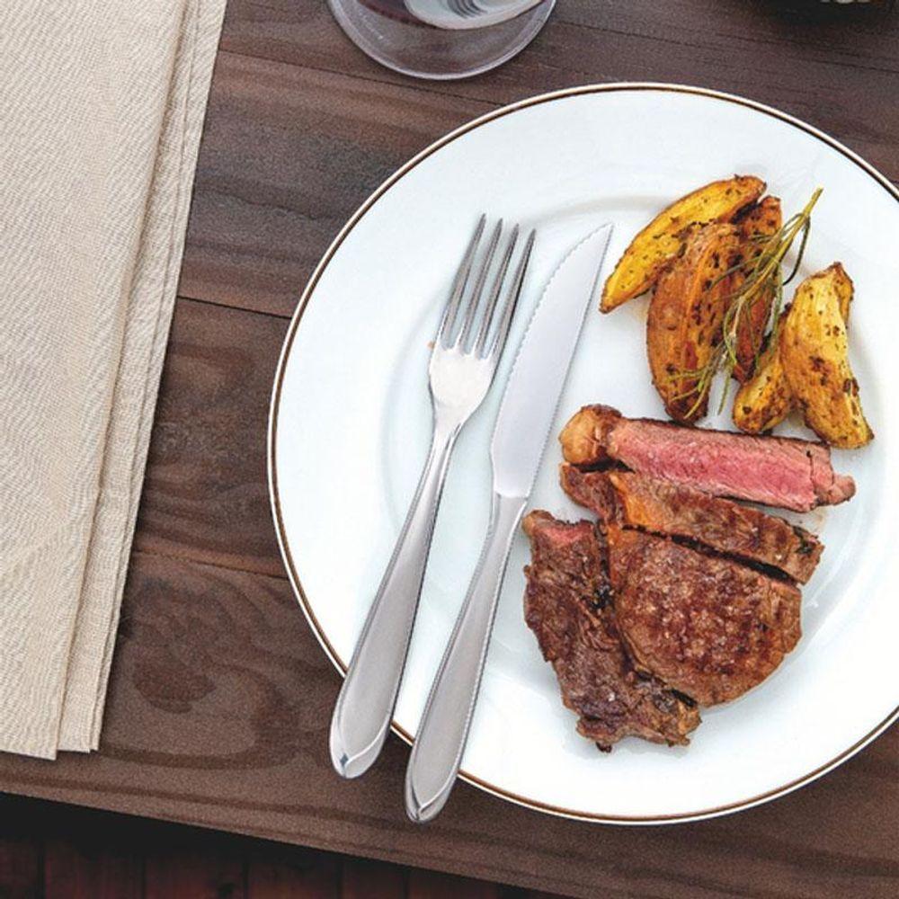 Conjunto De 1 Panela Solar 16cm 1,4l Com 48 Talheres Laguna E 5 Utensílios Em Inox Extrata Tramontina - 8