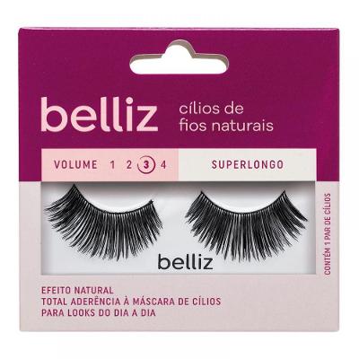 Cilios Belliz Naturais Vol. 3 Superlongo - 114