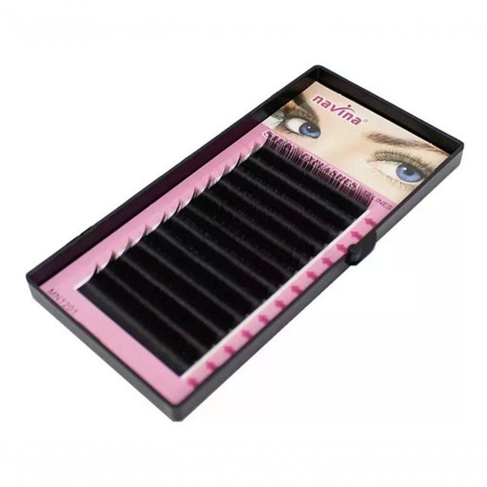 Kit 50: 1 Cilios Fio A Fio Navina Com 12 Linhas 0.15 Curva C - 7