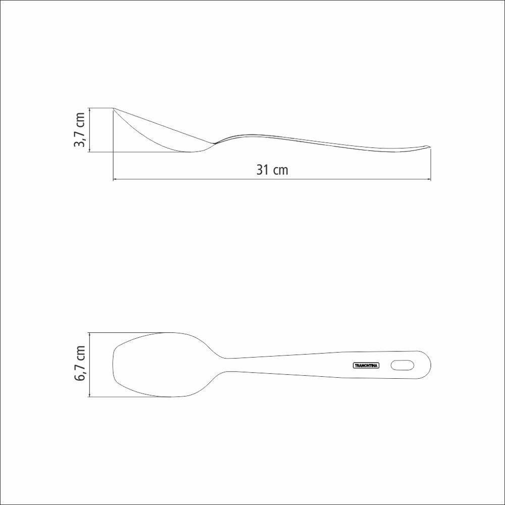 Kit Utensílios De Cozinha Para Servir E Preparar Extrata Aço Inox 5 Peças - Tramontina - 7