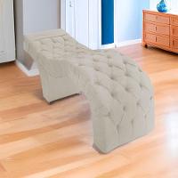 Maca Estética Facial Capitonê Cílios Salão P02 Linho - Doce Sonho Móveis Cor Bege - 8