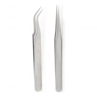 1 Par De Pinças P/ Alongamento Extensão De Cilios Fio A Fio - 1