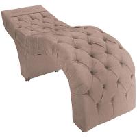 Maca Estética Facial Capitonê Cílios Salão P02 Suede - Doce Sonho Móveis Cor Rosê - 1