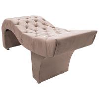 Maca Estética Facial Capitonê Cílios Salão P02 Suede - Doce Sonho Móveis Cor Rosê - 7