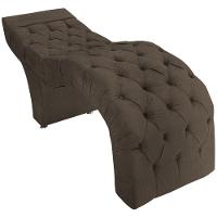 Maca Estética Facial Capitonê Cílios Salão P02 Suede - Doce Sonho Móveis Cor Marrom - 1