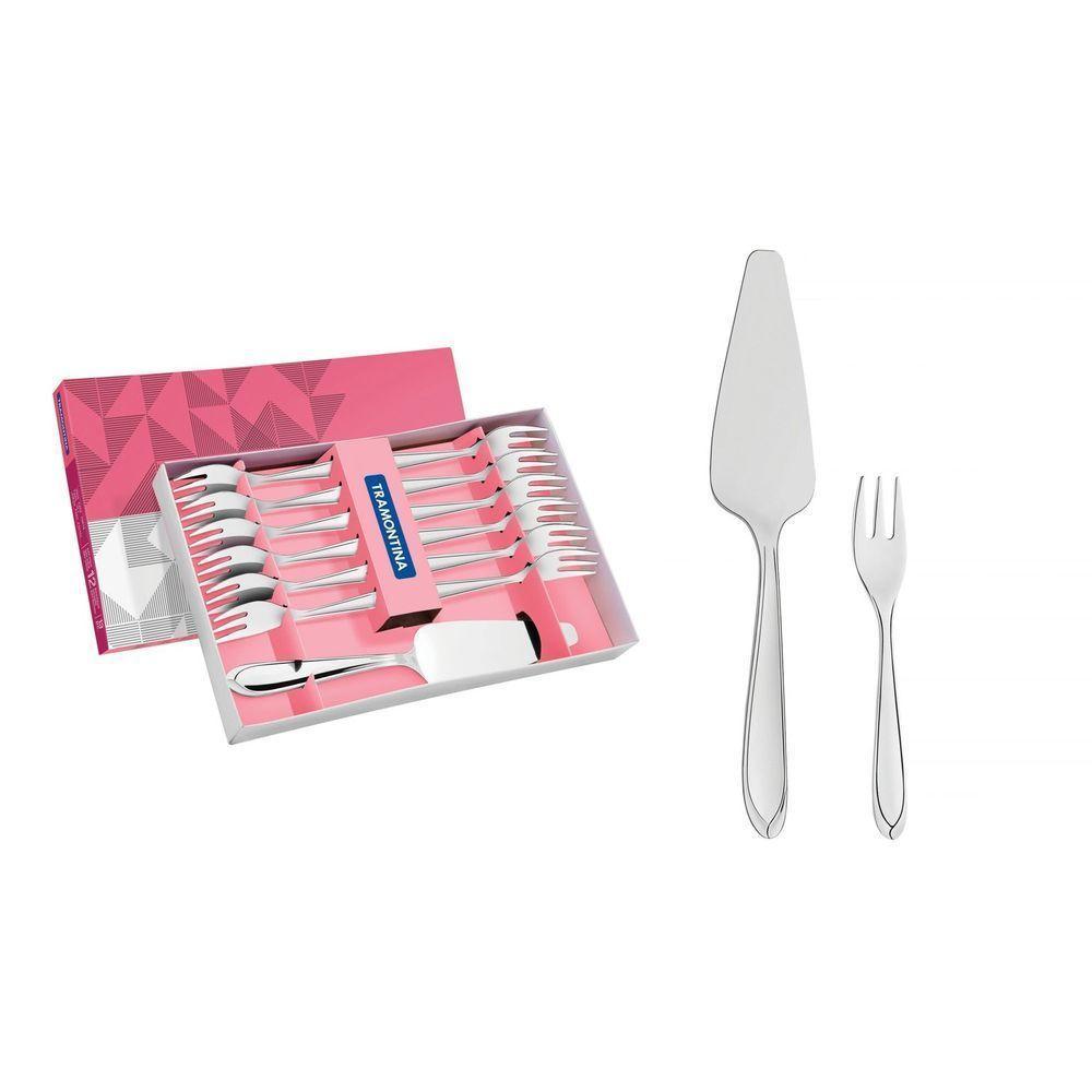 Jogo Para Torta Tramontina Laguna Em Aço Inox 13 Peças Tramontina - 1