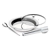 Kit Para Servir Tramontina Ciclo Redondo Em Aço Inox 3 Peças Tramontina - 1