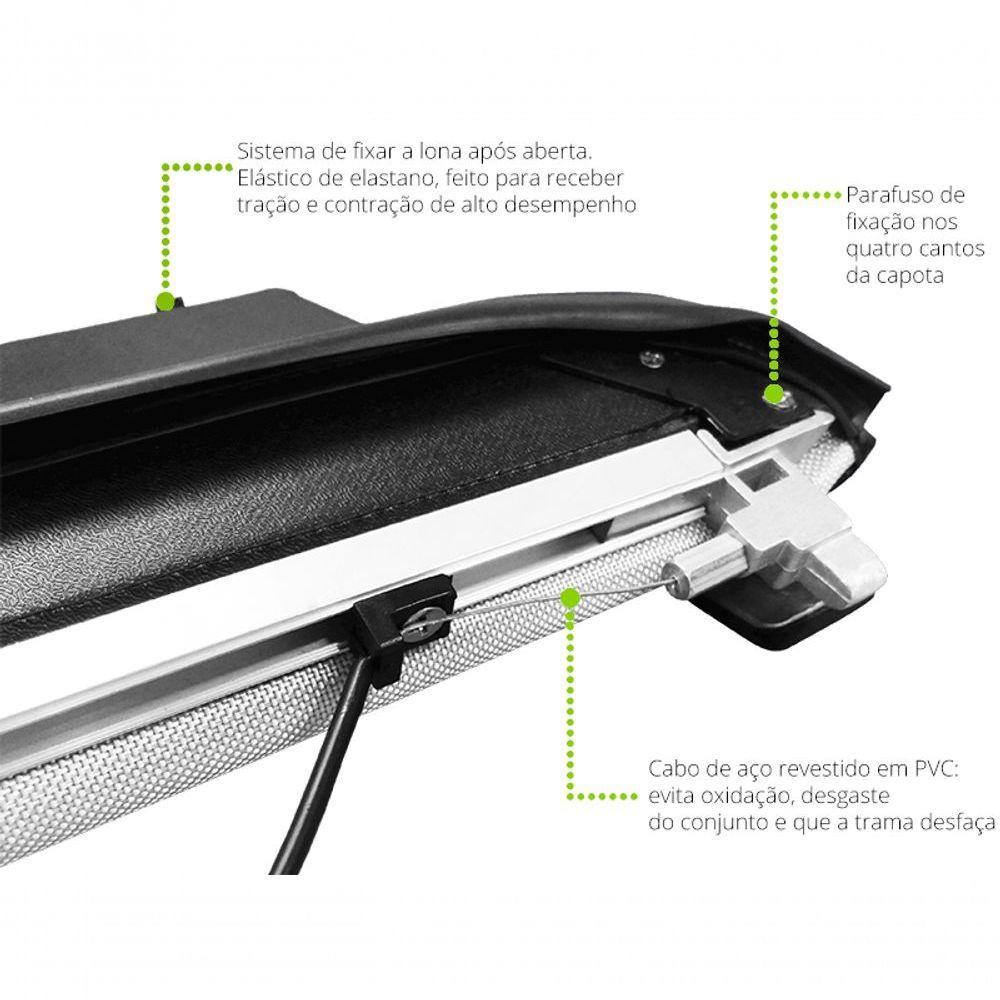 Capota Marítima Para S10 Cabine Dupla 1995/2011 - 4