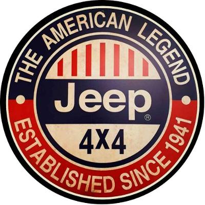 Capa De Estepe Personalizada Exclusiva Jeep Vintage