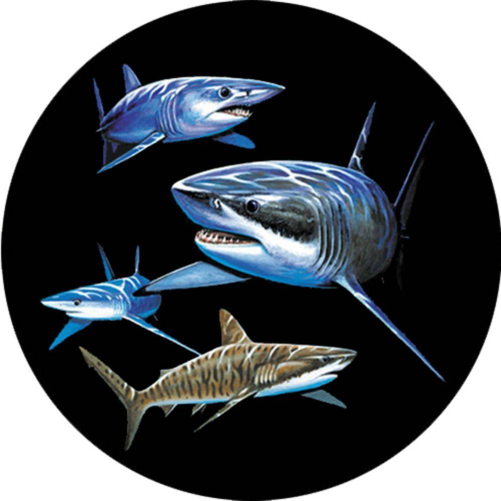 Capa Para Estepe Ecosport Crossfox Aircross Tubarões - 1