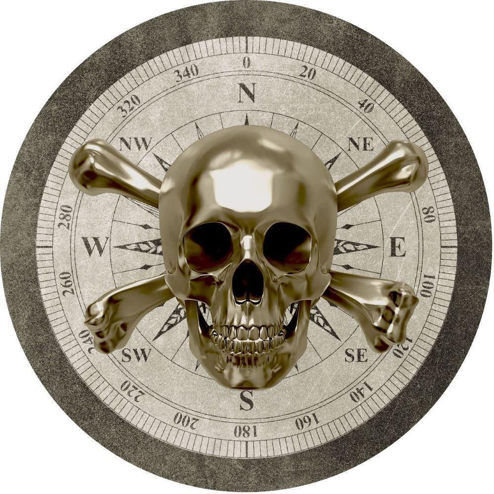 Capa Estepe Ecosport Crossfox Bússola Caveira - 2