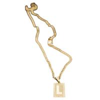 Cordão Grumet Duplo 3mm Com Inicial L - 1