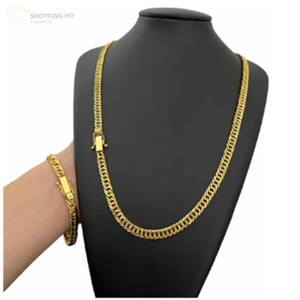 Cordão E Pulseira 7mm Grumet Lacraia Com Camadas Grossas - 2