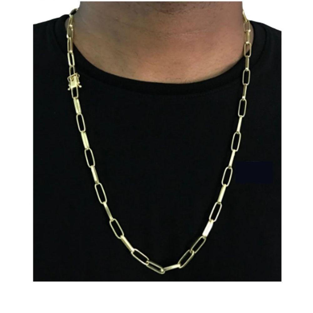 Corrente 5mm Cordão Long De Moeda Antiga Luxuoso - 1