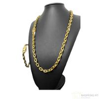 Cordão Cadeado 8mm Com Pulseira Correnti Cadiado - 2