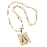 Corrente Grumet Pitibul Pingente Cordão Colar Aparecida - 1