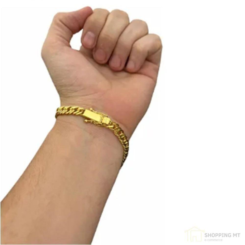 Cordão E Pulseira 7mm Grumet Lacraia Otima Qualidade - 4