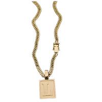 Colar Grumet Correntes Cordão Com A Inicial L - 1