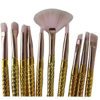 Pincel Sereia Kit 10 Peças Maquiagem Mermaid Make Up - 10