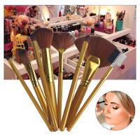 Pincel 8 Peças Maquiagem Make Up Base Corretivo Po Sombra - 1