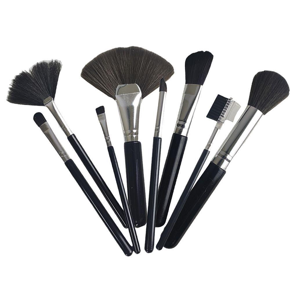 Pincel Kit 8pçs Maquiagem Base Sombra Corretivo Make Up - 1