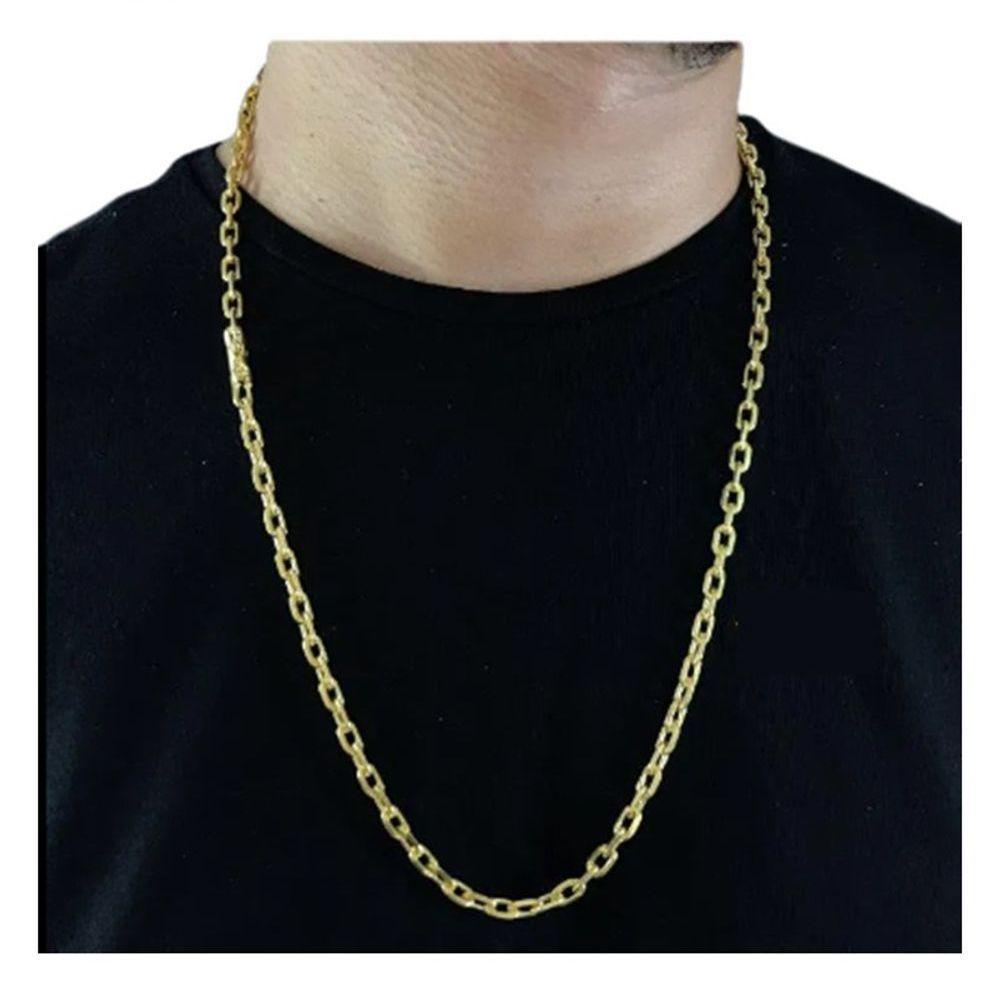 Cordão 5mm Cadeado De Quina Otima Qualidade - 1