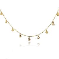 Colar De Mini Conchas Folheado Em Ouro 18K - 1