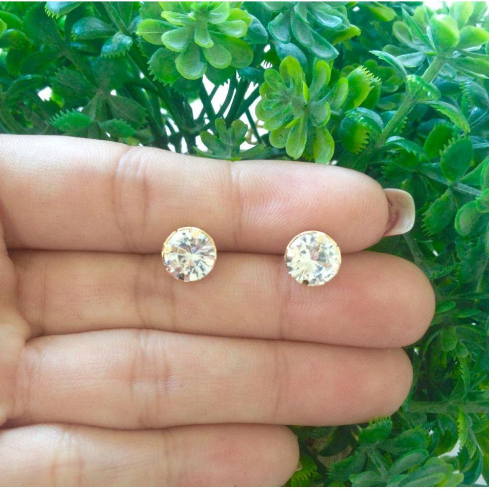 Brinco Ponto de Luz Banhado a Ouro 18k - 2