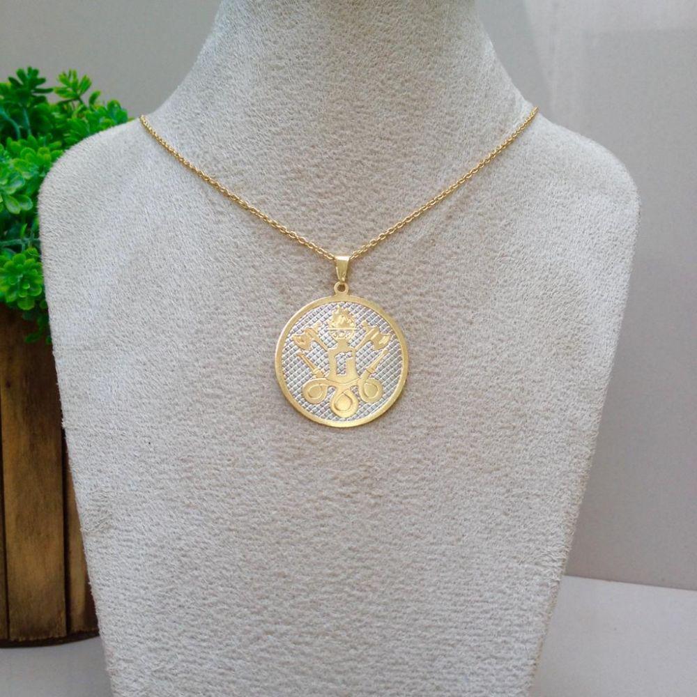 Corrente com Pingente Bombeiro Banhado a Ouro 18k - 2