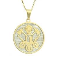 Corrente com Pingente Bombeiro Banhado a Ouro 18k - 1