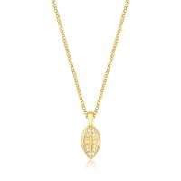 Colar Cacau Com Cristais E Revestimento Ouro - 1